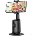 Kalofaye Smart 360° Auto Face Tracking Tripod Smart Phone Moving Tripod Phone Holder Gesture Control Smart Shooting Stand No App Suitable for Vlog Live Video Chat